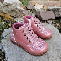 Деми ботинки Сказка 3016-1 розовые размеры 19-24