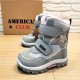 Зимние ботинки American Club 2221g серый размеры 22-26