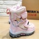 Зимние ботинки American Club 2221p розовый размеры 22-26