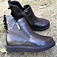 Демисезонные ботинки Bravi 33004b черный размеры 31-35