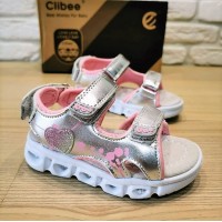 Босоножки Clibee AB56s с мигалками размеры 22-27