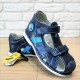 Кожаные сандалии Clibee F278bb синие 21-26