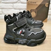Деми ботинки Clibee P641b черный размеры 23-28