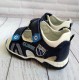 Кожаные сандалии Clibee F254bw сине-белые 26-31