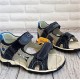 Кожаные сандалии Clibee F255bb синие 25-30