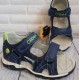 Кожаные сандалии Clibee F255bg сине-зеленые 25-30