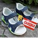 Кожаные сандалии Clibee F256bg сине-зеленые 27-32
