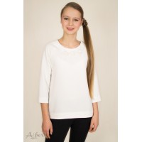 Блуза Альберо 5038 белая размеры 134-146