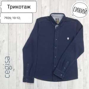 Рубашка трикотаж Cegisa (Турция) 7926 размеры 10-12 лет