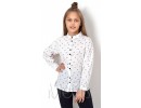 Блуза Mevis 2896 белая размеры 122-146