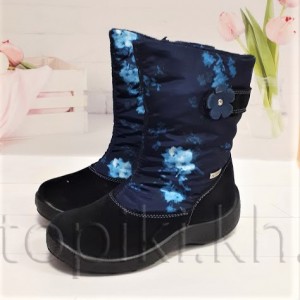 Мембранные зимние ботинки Floare 80640 синие 30-35