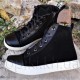Кожаные деми ботинки N-Style 0125-3-301 черный размеры 30-37