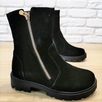 Кожаные зимние ботинки N-Style 033 размеры 31-36